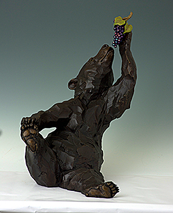Bacchus - Bear Sculpture