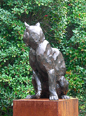 Steadfast - Bobcat Sculpture